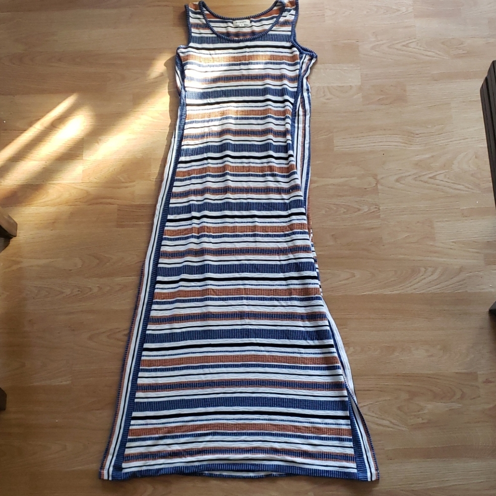 2/$20 Multiple colored stripes Sleeveless dress